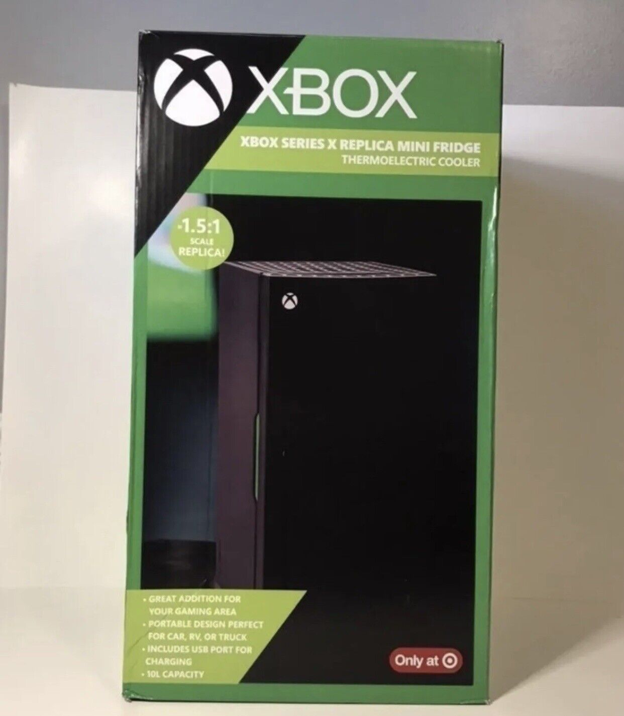 Xbox Series X Replica Mini Fridge Thermoelectric Cooler, 10 Liters