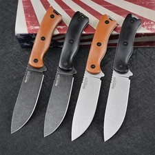 9'' New CNC DC53 Blade Full Tang G10 Handle Tactics Survival Hunting Knife VTH13