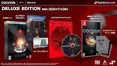 COCOON Deluxe Edition SWITCH Software + Card Magazine CD Japan