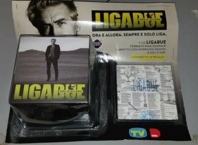 PRIMA USCITA N° 1 LIGABUE ORA E ALLORA COFANETTO CD LIBRETTO INTERVISTA INEDITA