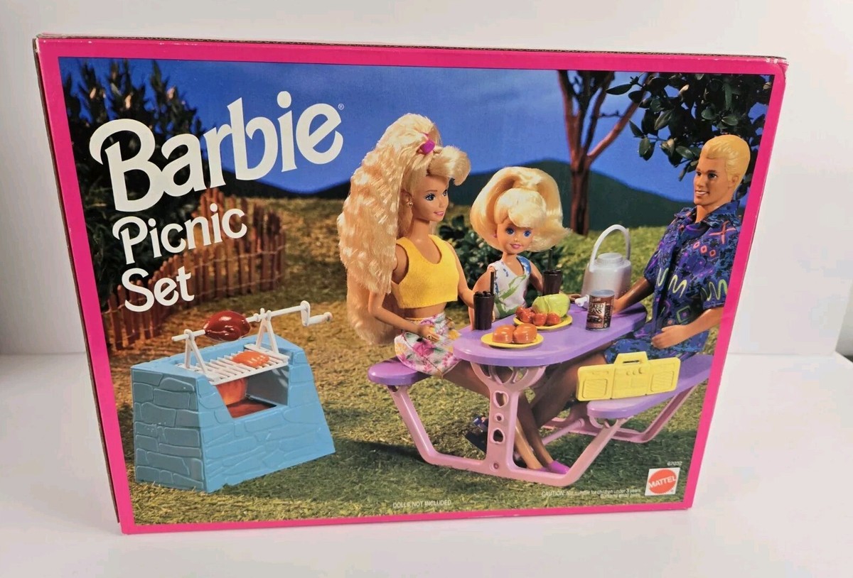 中古】 バービー ピクニック セット J4260 (ゴールドラベル) バービー  