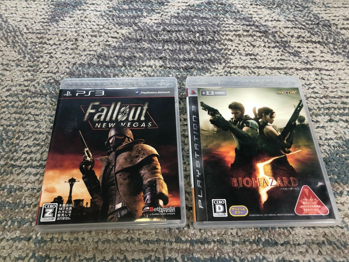 Fallout: New Vegas ,Resident Evil 5 biohazard ps3 game 2 set japan