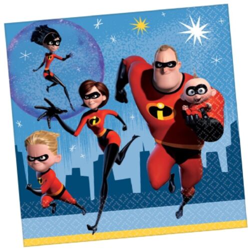 Incredibles 2 Napkins Lunch 16CT - Picture 1 of 1