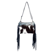 Myra Bag Ladies Mescalaro Western Leather & Hairon Crossbody Bag