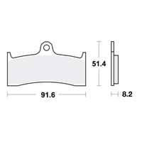 TRW SV BremsbeläGe Passend Vorn FüR Honda CB 1300 Super Four Bj. 1998-2000