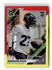 2019 Donruss Optic - Rookies Red Yellow Prizm #123 Marquise Blair (RC)