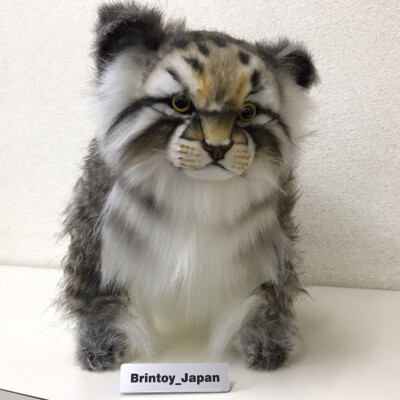 HANSA BH7077 HANSA Manul cat 30 Standing Pallas Cat Stuffed From