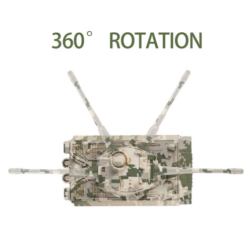 Remote Control Camouflage Pattern Battle Tank Toy Car For Kids Christmas Gift - Picture 6 of 11