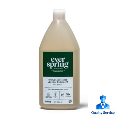 #ad Unscented Free amp; Clear Ultra Concentrated Liquid 64 Loads 32 fl oz Everspring™ $11.51