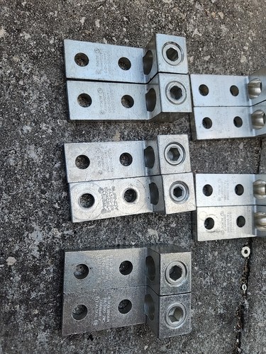 1 Stück - ILSCO D2054 TA-600-2NS 600kcmil Mechanischer Aluminium LUG Stecker AL9CU - Bild 2 von 5