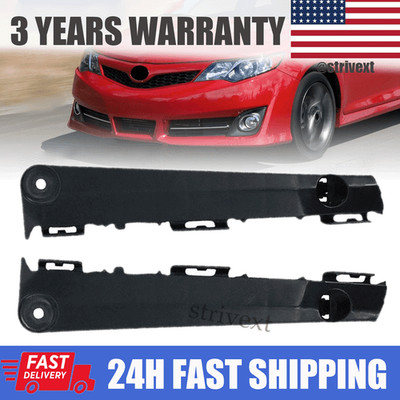 For 2012 2013 2014 Toyota Camry Front Bumper Retainer Support Brackets 2pcs