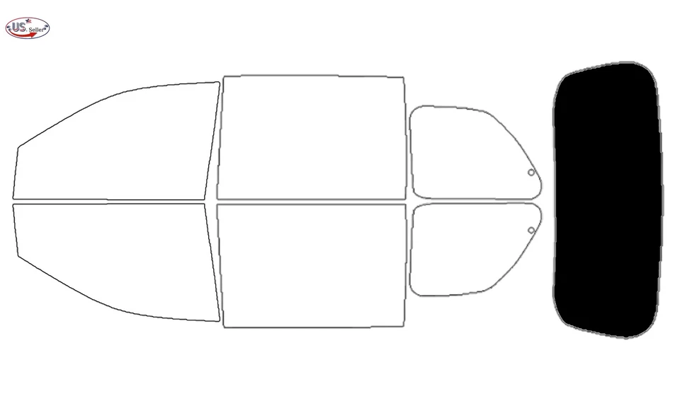 Computerized Custom PreCut 2Ply Window Tint Film Kit For 00-06 Mazda MPV - Image 4 of 4