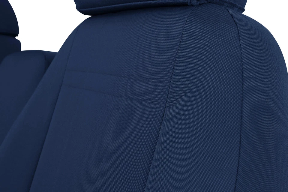 For Lincoln Navigator 03-06 CalTrend Cordura 3rd Row Blue Custom Seat Covers - Imagem 2 de 3
