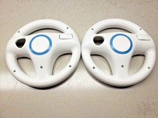 2 Pack Mario Kart Racing Steering Wheel for Nintendo Wii Remote Game Controller image