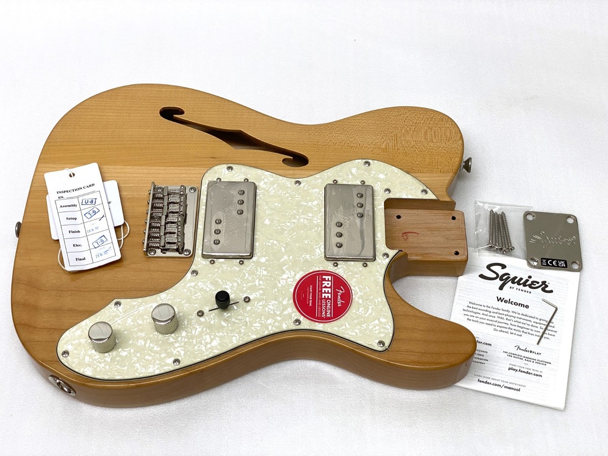 FULL THICKNESS Fender Squier Telecaster Thinline LOADED BODY Tele