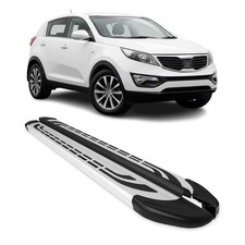 Nerf Bars Side Step Running Boards For Kia Sportage 2011-2016 Silver 2pcs