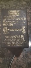 Genuine OEM Power Wheels 12 Volt Battery Charger Part No. 00801-0972