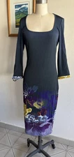Just Cavalli by Roberto Cavalli bodycon below the knee dress size 44 US 8