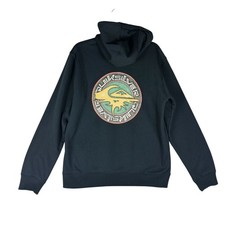 Quiksilver Mens Graphic Logo Pullover Hoodie Black QSM35HD178 Medium NWT