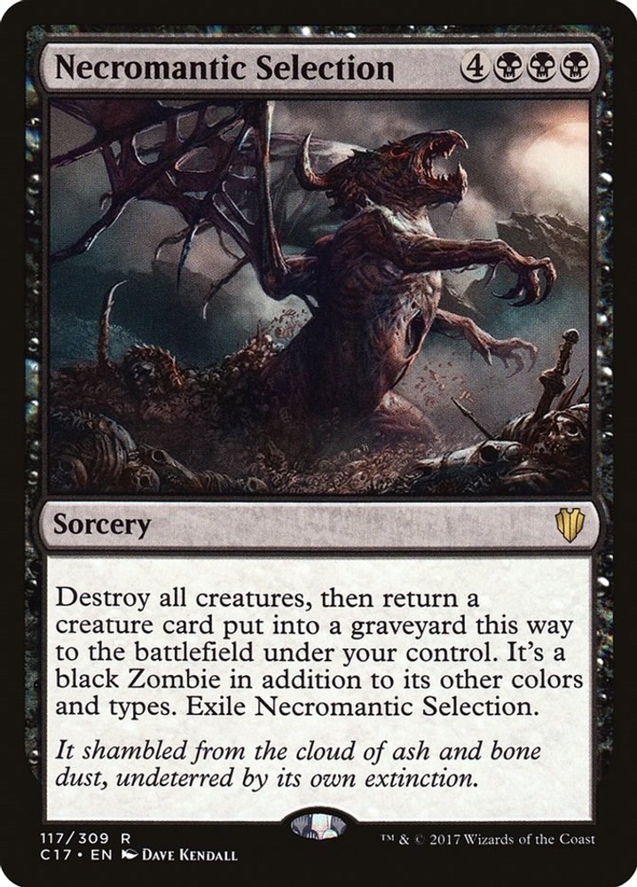 Necromantic Selection - 117 - Commander 2017 - MTG