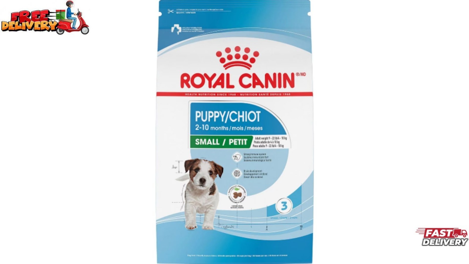 Royal Canin Size Health Nutrition Small Puppy Dry Dog Food, 14LB