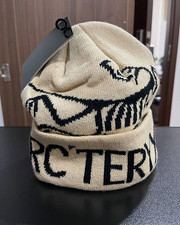 NWT Arc'teryx Bird Word Toque Beanie - Beige Void Wool Winter Ski Hat Unisex