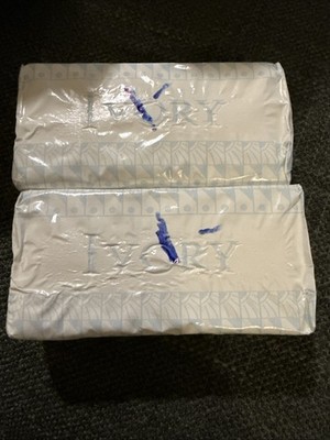 Vintage Ivory Soap Large Size Bar New Old Stock Procter Gamble Lot Of 2