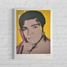 Edizione numerata ANDY WARHOL Muhammad Ali Stampa artistica decorativa