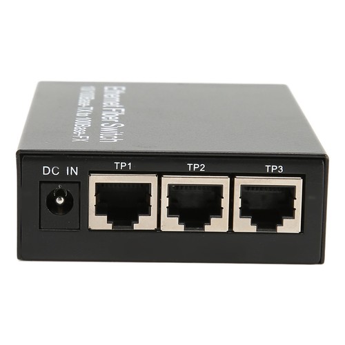 Fiber Media Converter Tx1310nm SC Dual Fiber Single Mode 100Mbps Fiber Optic DB - Photo 8/21