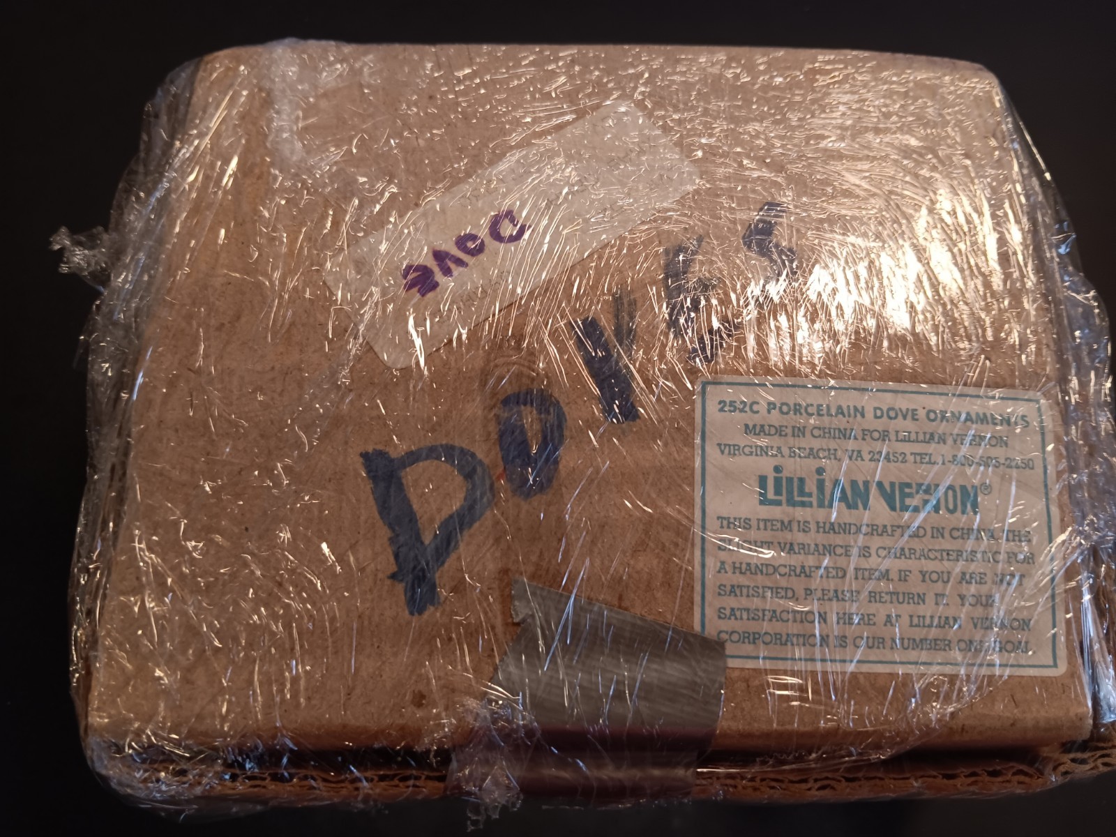 Vtg. Lillian Vernon 13 Porcelain Cardinals And  Dove Christmas Ornaments