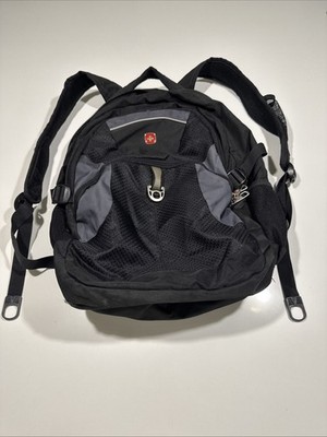 Swiss Gear Black Backpack School Travel Heavy Duty Padded Laptop Air Flow