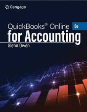 QuickBooks Online for Accounting 8th Edition - Paperback, by Owen Glenn