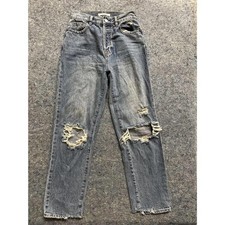 PacSun Women s High Rise Straight Distressed Jeans Size 24