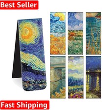 Artistic 14-Piece Magnetic Bookmarks Set   Perfect for Students and Readers