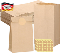 PapiertüTen Set 50 StüCk Mit Aufklebern FüR Kindergeburtstag GeschenktüTen Bunt