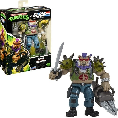 Teenage Mutant Ninja Turtles x G.I. Joe - Ripper x Bebop Action Figure (TMNT) [N