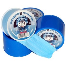 BLUE MONSTER 70888 Thread Sealant Tape,2 in,Blue,1,429 in 800K19