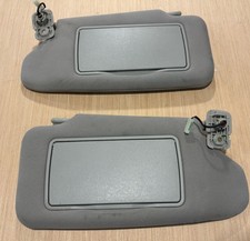 2008 -2013 Gray Nissan Altima Coupe Sun Visor Left Right Set Cloth Lights 08 13