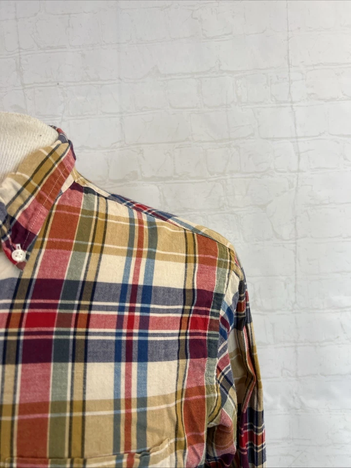 Camisa social xadrez masculina multicolorida RED FLEECE Brooks Brothers M $118 - Imagem 2 de 4