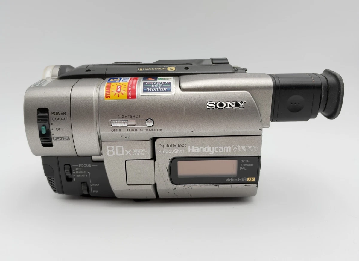 Videocámara Sony CCD-TRV66E Hi8 versión Handycam con pantalla LCD Video Camera