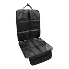 Car Seat Protection Pad, Waterproof 600D Fabric Auto Seat Cover with Black