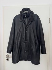 Trapper Herren Lammfell Jacke Gr50 Brustweite 62  Schwarz Mantel