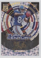 2023 Donruss Elite Turn of the Century Black Gold 10/25 Jalin Hyatt Auto 13px