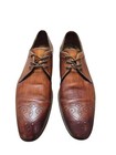 Magnami Cordero Medallion Men's Cognac Leather Dress Shoes/Classic Toe Derby10.5 — photo 2