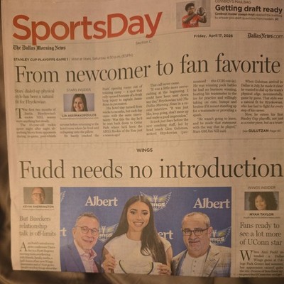 DALLAS MORNING NEWS: APRIL 17TH WNBA WINGS UCONN AZII FUDD  INTRODUCTION 