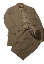 Vintage Givenchy Micro Check Gray 2-Piece Men...