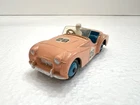 Vintage Dinky Pink TRIUMPH TR2 Convertible Sports Car with Driver