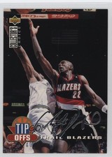 1994-95 Collector's Choice Tip Offs Silver Foil Signature Clyde Drexler HOF 5cb