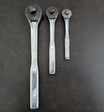 Craftsman Thumbwheel Ratchets Lot Of 3 14 38 12 V-series Made In Usa