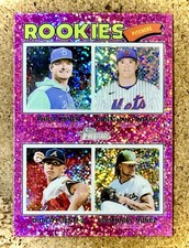 2026 Topps Heritage Chrome Pink Sparkle SP Rookie Pitchers Abner Pintaro #372*
